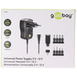 Goobay 3 V - 12 V Universal-Netzteil inkl. 1 USB- und 8 DC-Adapter - m