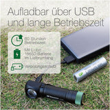GP Batteries Stirnlampe CH35 600lumen inkl. 1x 18650 3,7V Li-Ion Akku