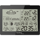 Technoline WS 6760 - moderne Wetterstation in schwarzer Hochglanz-Optik