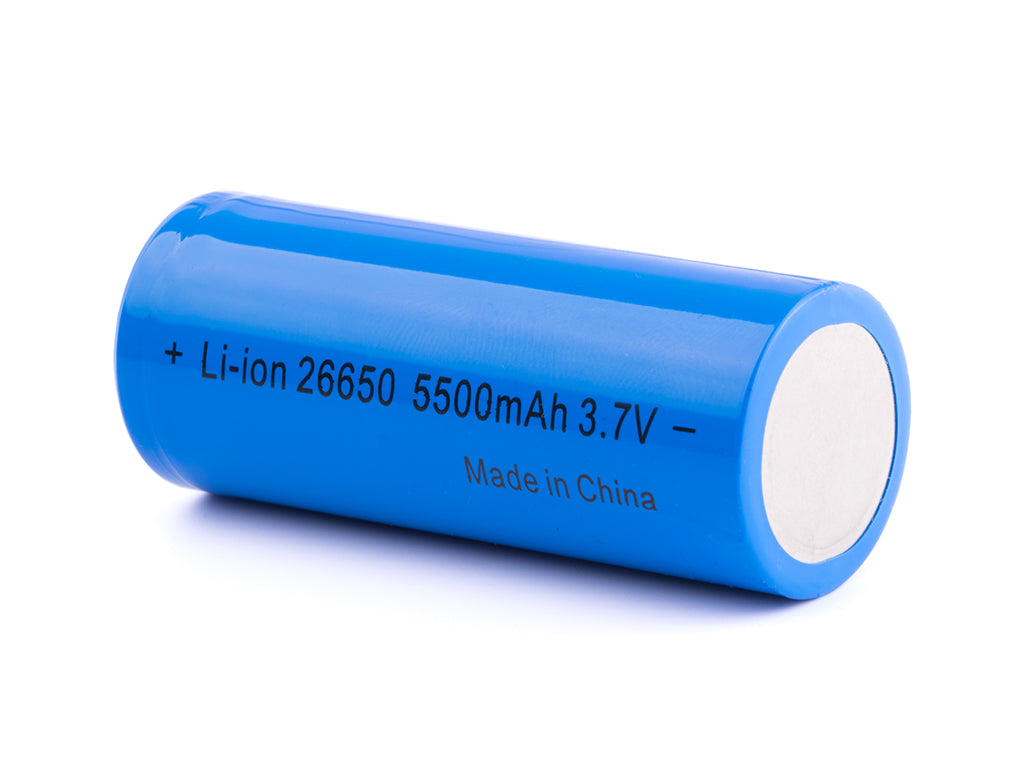 Keeppower 26650C Li-Ionen-Akku 3,6V - 3,7V mit 5500mAh Kapazität und 15A Entladestrom
