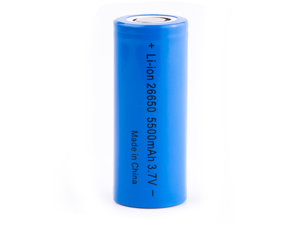 Keeppower 26650C Li-Ionen-Akku 3,6V - 3,7V mit 5500mAh Kapazität und 15A Entladestrom