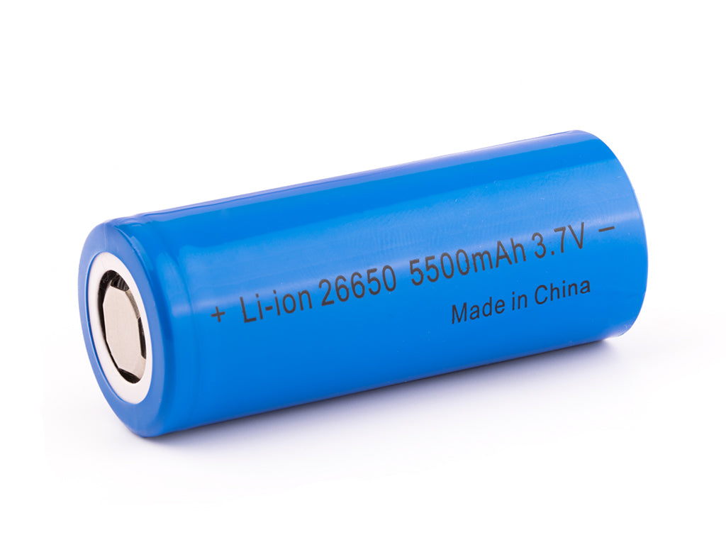 Keeppower 26650C Li-Ionen-Akku 3,6V - 3,7V mit 5500mAh Kapazität und 15A Entladestrom