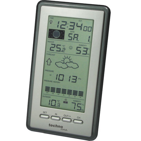 Technoline WS 9040-IT - Klassische Wetterstation mit Mondphasenanzeige