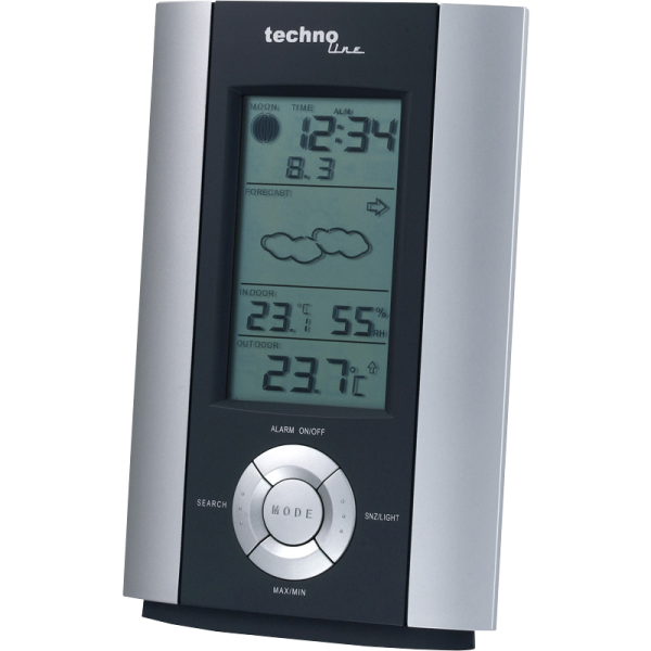 Technoline WS 6710 - Klassische Wetterstation mit Mondphasenanzeige