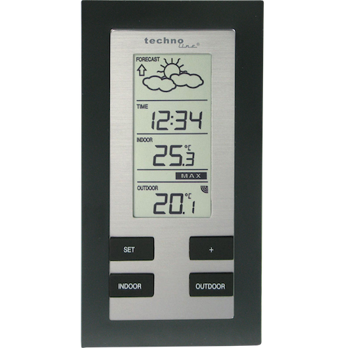 Technoline WS 9215-IT alu - klassische Wetterstation