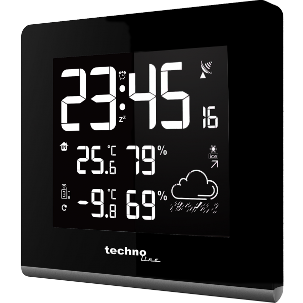 Technoline WS 9065 - moderne Wetterstation mit Displaydarstellung in 256 verschiedenen Farben