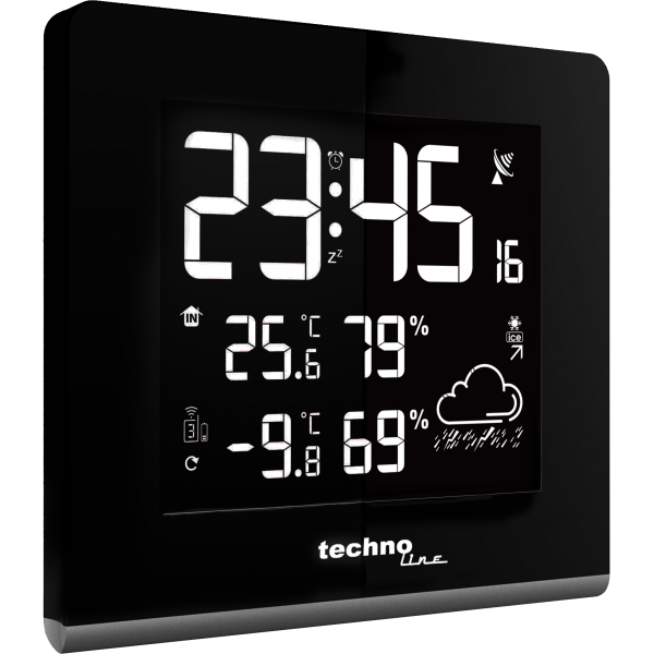 Technoline WS 9065 - moderne Wetterstation mit Displaydarstellung in 256 verschiedenen Farben