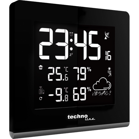 Technoline WS 9065 - moderne Wetterstation mit Displaydarstellung in 256 verschiedenen Farben