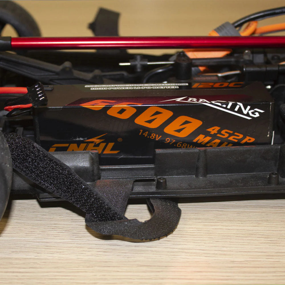 CNHL Racing Series 4S 6600mAh 14,8V 120C Hardcase Lipo-Akku mit T/Dean-Stecker (2 Stück)