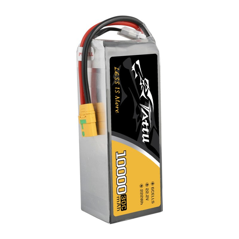 Tattu 10000MAH 22,2V 30C 6S1P Lipo-Akku mit XT90 Anti-Funken-Stecker