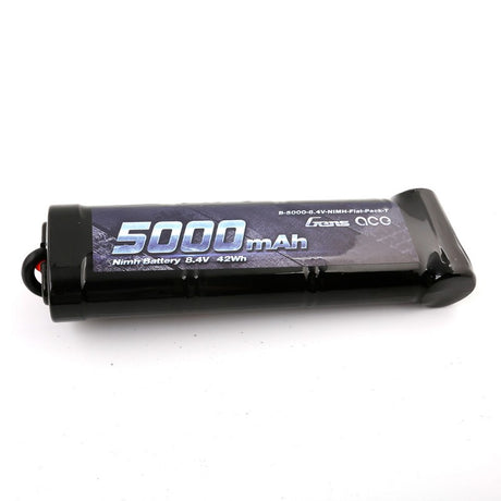Gens ace 5000 mAh 8,4 V 7-Zellen-NiMH-Flachbatteriesatz mit T-Stecker