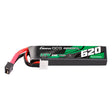 Gens Ace 2S LiPo 620mAh 7,4V 25C 2S1P Airsoft Lipo-Akku mit Mini-Deans