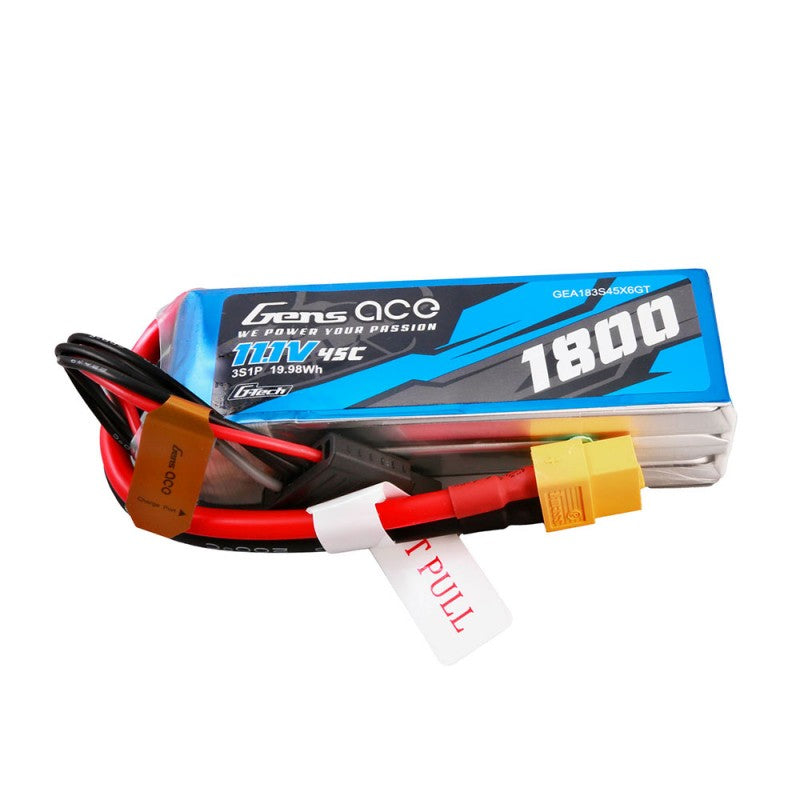 Gens Ace G-Tech 3S 1800mAh 11,1V 45C 3S1P XT60