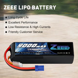 Zeee 4S 9000mAh 14,8V 100C EC5 Softcase (2 Stück)