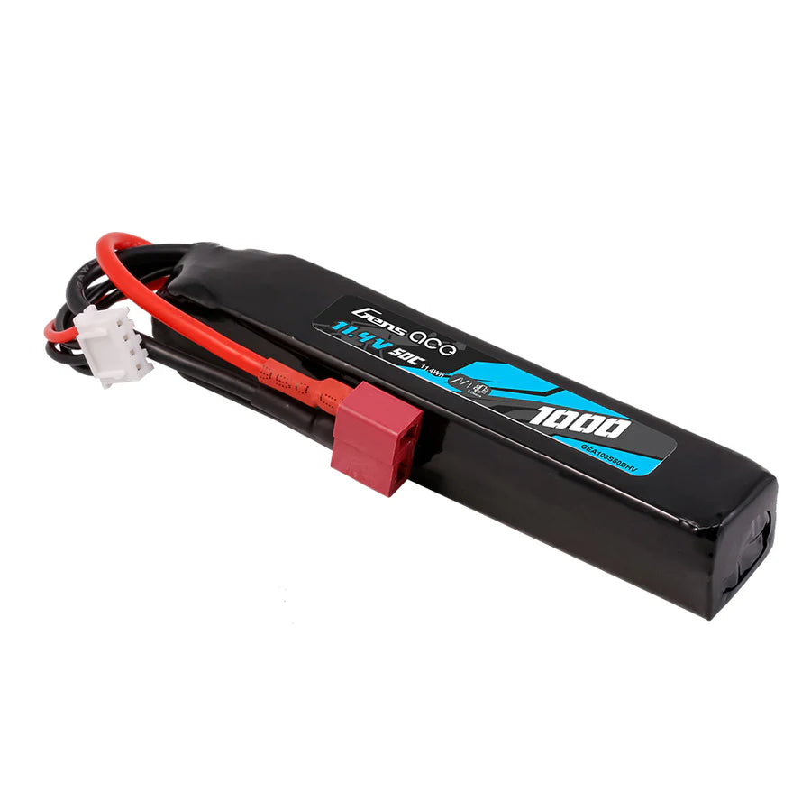 Gens Ace 1000mAh 3S 50C 11,4V HV LIPO Akku mit Deans(T)