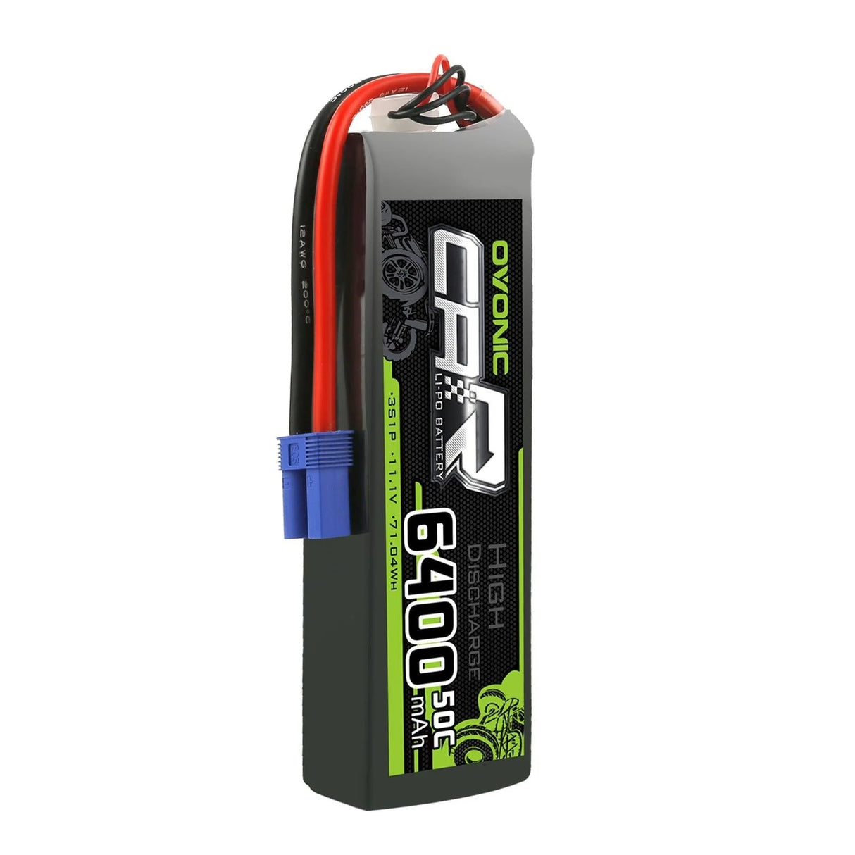 Ovonic 3S 6400mAh 60C 11,1 V LiPo-Akku EC5-Stecker (2 St.)