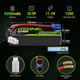5200mAh / 3S / EC5