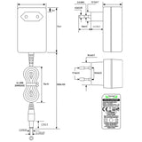 Fuyuang 1S 3,6V - 3,7V (4,2V) Li-Ion-Ladegerät 2A + DC Stecker