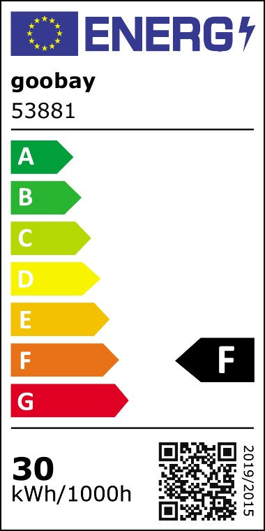 Goobay LED-Außenstrahler, 30 W, mit Bewegungsmelder - mit 2550 lm, neutralweißem Licht (4000 K), PIR-Sensor mit ON-/OFF-Funktion und M16-Kabelverschraubung, für den Außeneinsatz geeignet (IP44)