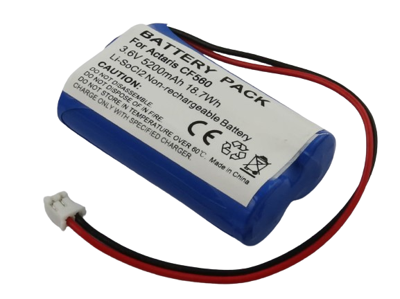 AccuCell Akku passend für Actaris CF560, WILPA2119, LiSoCI2, 3,6V, 5200mAh, 18,7Wh - non-rechargeable