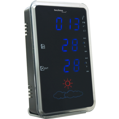 Technoline WS 6840 - Moderne Wetterstation mit LED-Design