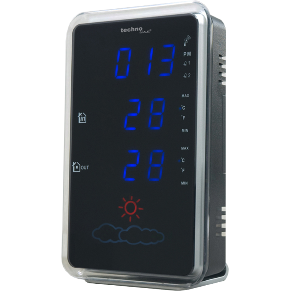 Technoline WS 6840 - Moderne Wetterstation mit LED-Design