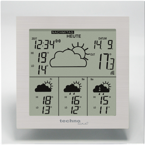 Technoline Satellitengestützte Wetterstation - WD 4002