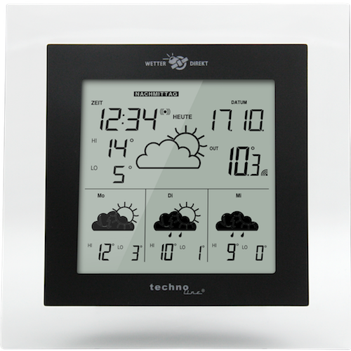 Technoline Satellitengestützte Wetterstation - WD 4017