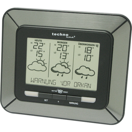 Technoline Satellitengestützte Wetterstation - WD 4930 mit Unwetterwarnung