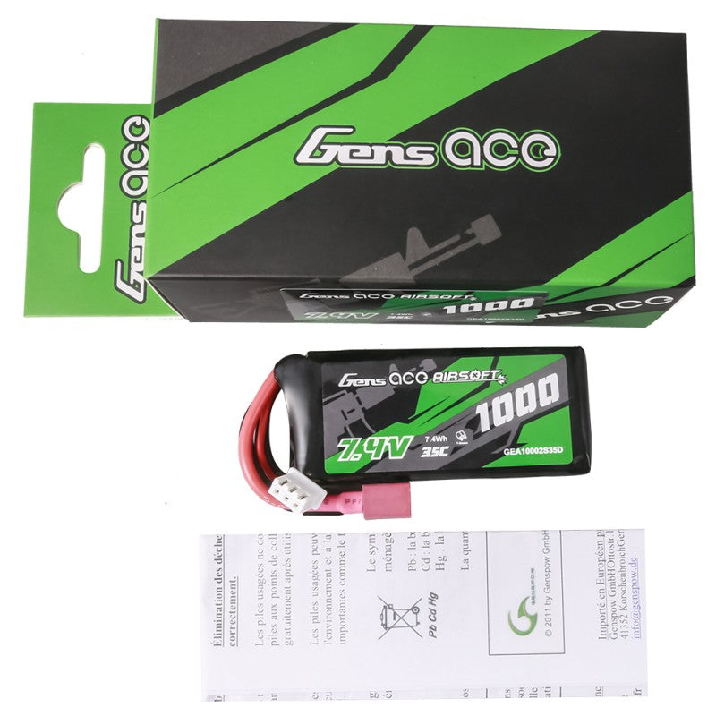 1000mAh / 2S / T Stecker