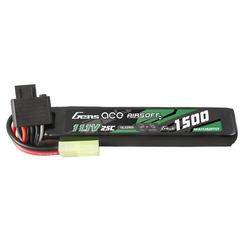 Gens ace G-Tech 25C 1500 mAh 3S1P 11,1 V Airsoft Lipo Akku mit Tamiya