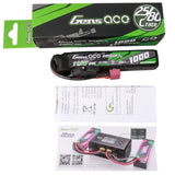 Gens ace G-Tech 25C 1000 mAh 3S1P 11,1 V Airsoft Lipo Akku mit T-Stecker