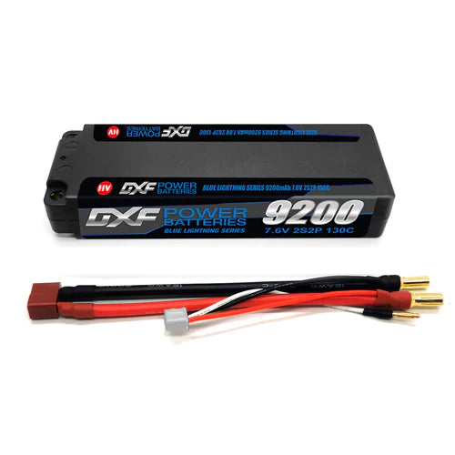 DXF 2S 9200mAh 7,6V 130C 5mm Bullet Lipo Akku