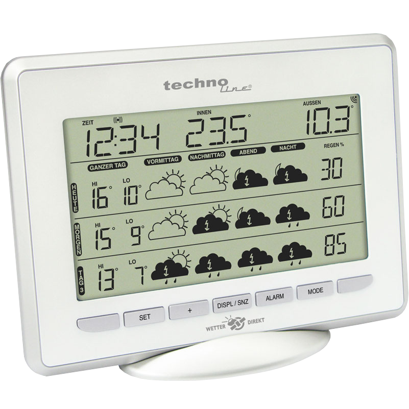 Technoline Satellitengestützte Wetterstation - WD 1800