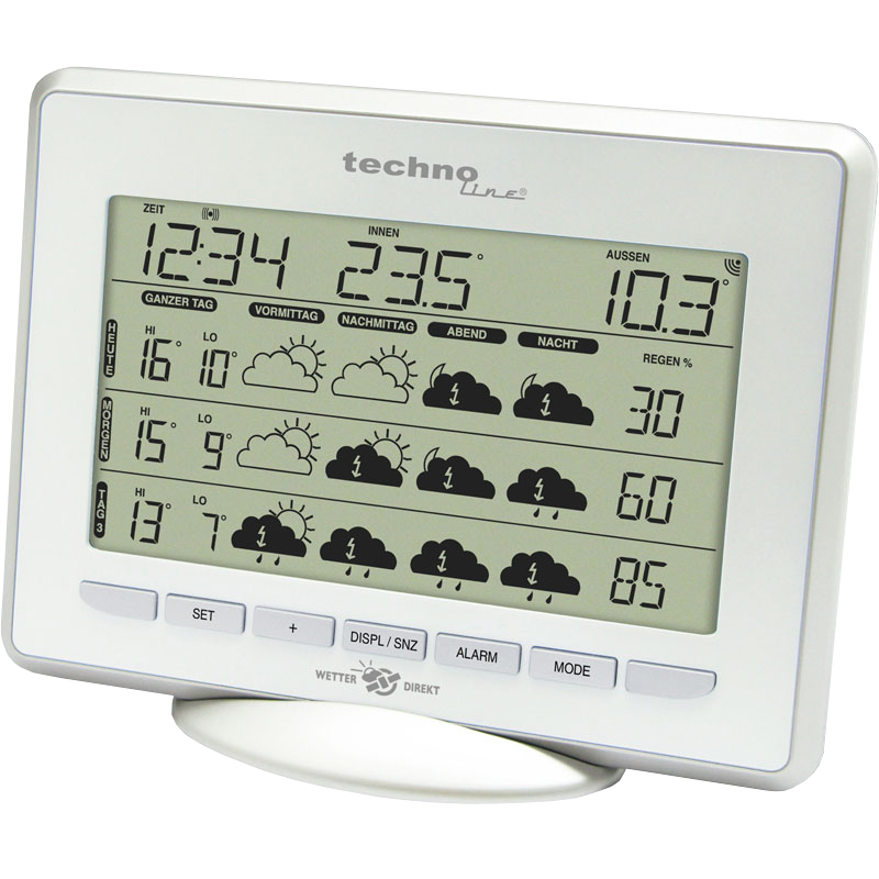 Technoline Satellitengestützte Wetterstation - WD 1800