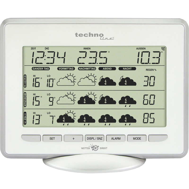 Technoline Satellitengestützte Wetterstation - WD 1800
