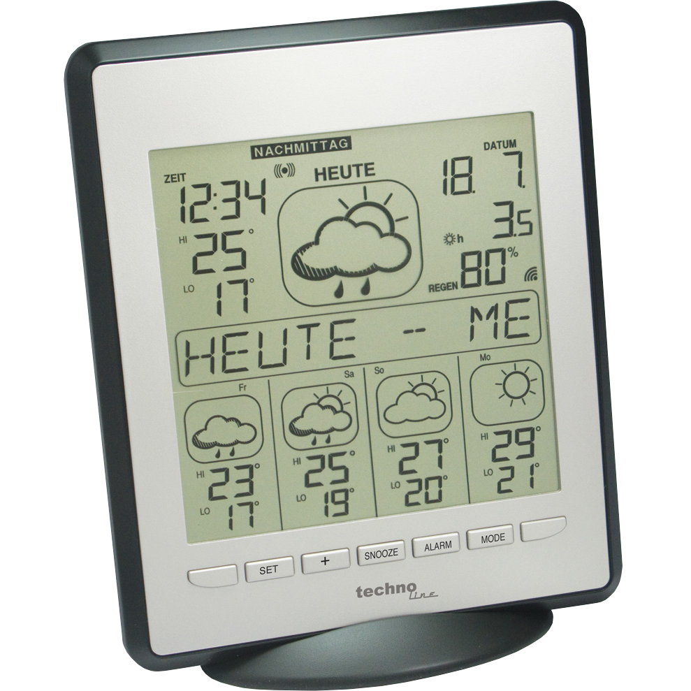 Technoline Satellitengestützte Wetterstation - WD 9550