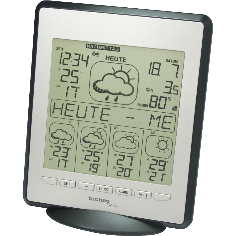 Technoline Satellitengestützte Wetterstation - WD 9550