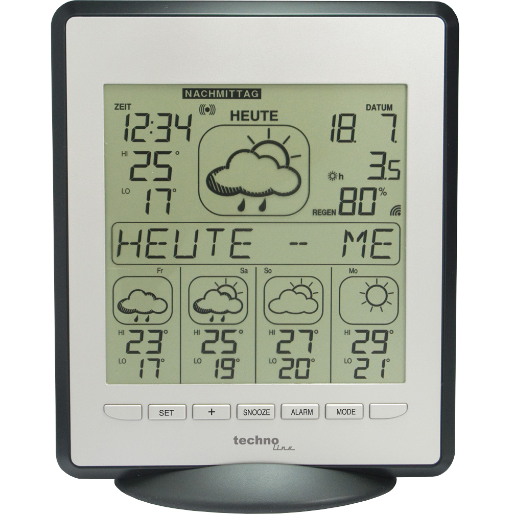 Technoline Satellitengestützte Wetterstation - WD 9550