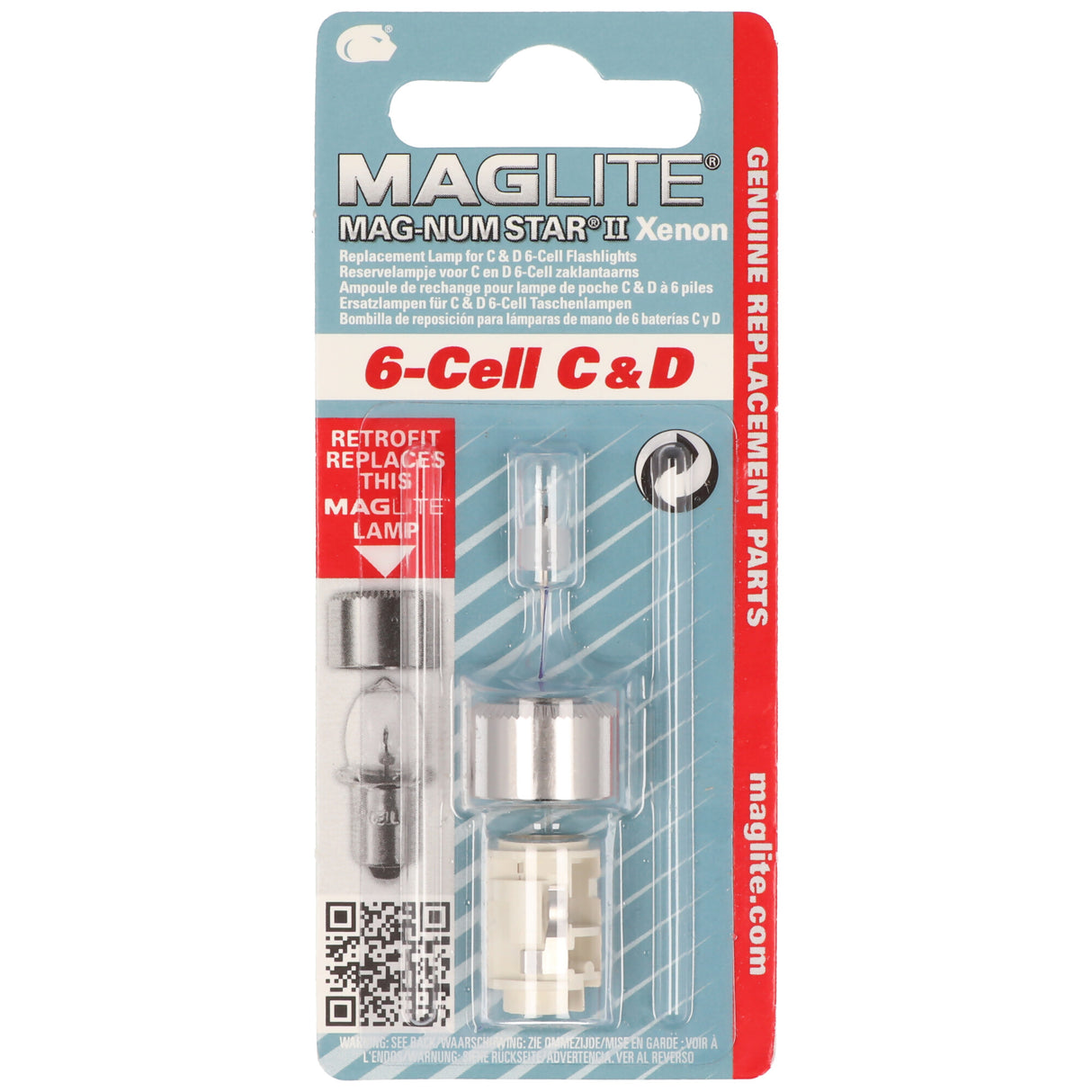 MAGLITE 6-Cell C & D Ersatzlampen MAG-LITE