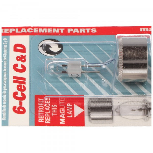 MAGLITE 6-Cell C & D Ersatzlampen MAG-LITE