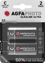 Agfaphoto Batterie Alkaline, Baby, C, LR14, 1.5V Ultra, Retail Blister