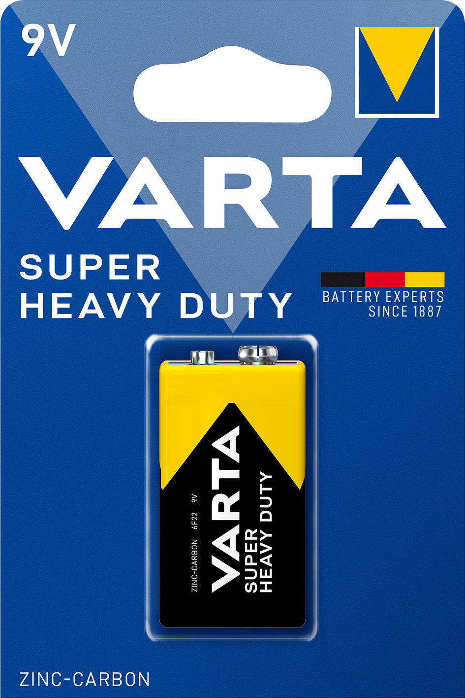 Varta Batterie Zink-Kohle E-Block 6F22 9V 1er Pack