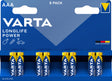 Varta Batterie Alkaline Micro AAA LR03 1,5V Blister (8-Pack)