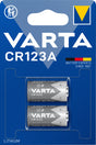 Varta Batterie Lithium CR123A 3V Photo (2er-Pack)
