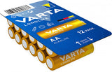 Varta Batterie Alkaline, Mignon, AA, LR06, 1.5V Longlife, Retail Box (12-Pack)