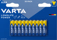 Varta Batterie Alkaline AAA LR03 1,5V Blister (20-Pack)