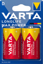 Varta Batterie Alkaline Mono D LR20 1.5V Longlife Max Power (2-Pack)