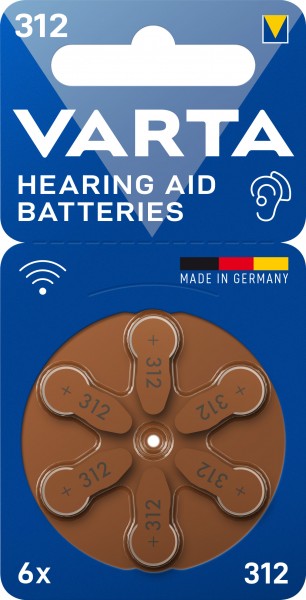Batterien für Hörgeräte