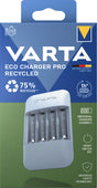 Varta Akku NiMH, Universal Ladegerät, Eco Charger Pro Recycled, ohne A